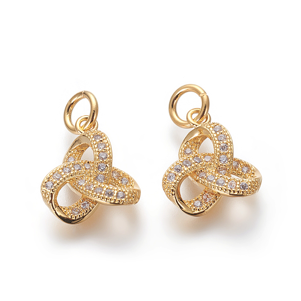 PandaHall Brass Micro Pave Cubic Zirconia Pendants, Lead Free & Cadmium Free, Clear, Trinity Knot/Triquetra, Irish, Mixed Color...
PandaHall Brass Micro Pave Cubic Zirconia Pendants, Lead Free & Cadmium Free, Clear, Trinity Knot/Triquetra, Irish, Mixed Color...