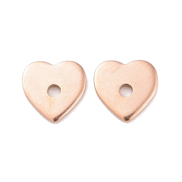 PandaHall Ion Plating(IP) 304 Stainless Steel Beads, Heart, Rose Gold, 8x8x1mm, Hole: 1.5mm 304 Stainless Steel Heart
PandaHall Ion Plating(IP) 304 Stainless Steel Beads, Heart, Rose Gold, 8x8x1mm, Hole: 1.5mm 304 Stainless Steel Heart