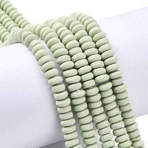 PandaHall Handmade Polymer Clay Beads Strands, for DIY Jewelry Crafts Supplies, Flat Round, Pale Green, 6~7x3mm, Hole: 1.5mm, about...
PandaHall Handmade Polymer Clay Beads Strands, for DIY Jewelry Crafts Supplies, Flat Round, Pale Green, 6~7x3mm, Hole: 1.5mm, about...