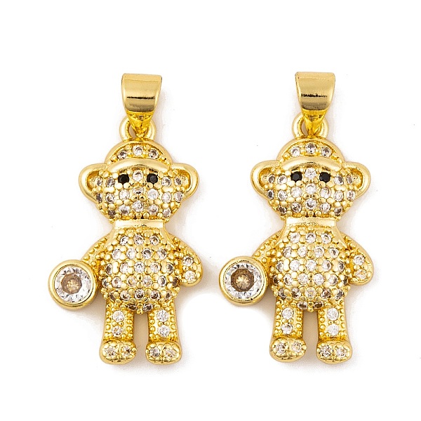 PandaHall Brass Micro Pave Cubic Zirconia Pendants, Real 18K Gold Plated Bear Charms, Clear, 24x14x4.5mm, Hole: 5x3.5mm Brass+Cubic Zirconia...
PandaHall Brass Micro Pave Cubic Zirconia Pendants, Real 18K Gold Plated Bear Charms, Clear, 24x14x4.5mm, Hole: 5x3.5mm Brass+Cubic Zirconia...