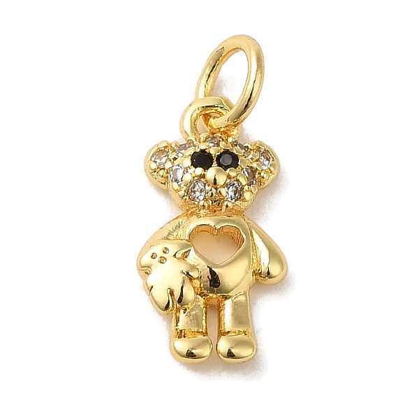 PandaHall Brass Micro Pave Clear Cubic Zirconia Pendants, Bear , Real 18K Gold Plated, 13x7x2.7mm, Hole: 3.2mm Brass+Cubic Zirconia Clear
PandaHall Brass Micro Pave Clear Cubic Zirconia Pendants, Bear , Real 18K Gold Plated, 13x7x2.7mm, Hole: 3.2mm Brass+Cubic Zirconia Clear