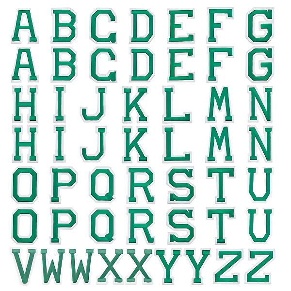 PandaHall GORGECRAFT 52PCS 2 Inch Iron on Alphabet Patches Letter Patch Sticker Seif Adhesive Letter Patches Green Alphabet A to Z Letter...
PandaHall GORGECRAFT 52PCS 2 Inch Iron on Alphabet Patches Letter Patch Sticker Seif Adhesive Letter Patches Green Alphabet A to Z Letter...