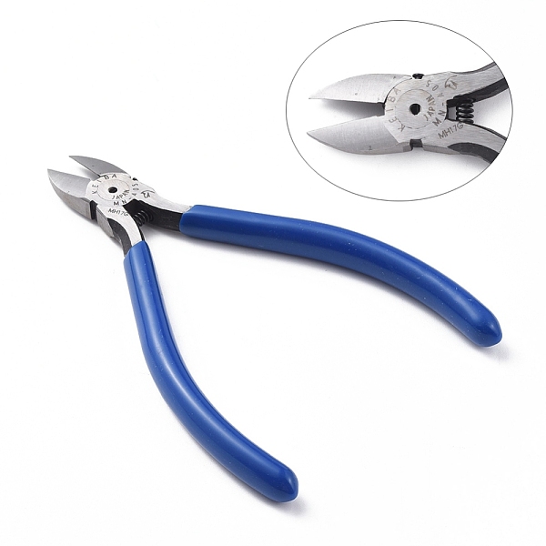 PandaHall Carbon Steel Jewelry Pliers, Side Cutting Pliers, Side Cutter, with Random Pattern, Ferronickel, Platinum, Medium Blue...
PandaHall Carbon Steel Jewelry Pliers, Side Cutting Pliers, Side Cutter, with Random Pattern, Ferronickel, Platinum, Medium Blue...