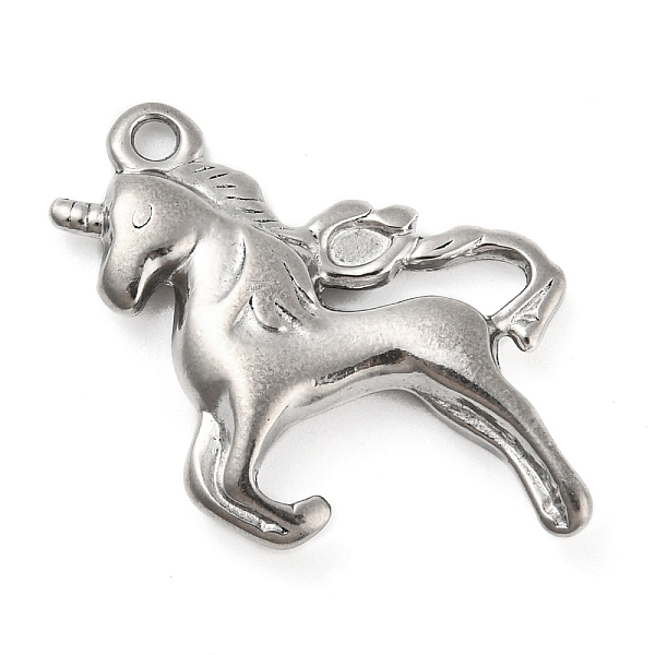 PandaHall 316 Stainless Steel Pendants, Unicorn Charm, Stainless Steel Color, 21x21x4mm, Hole: 1.8mm 316 Surgical Stainless Steel Unicorn
PandaHall 316 Stainless Steel Pendants, Unicorn Charm, Stainless Steel Color, 21x21x4mm, Hole: 1.8mm 316 Surgical Stainless Steel Unicorn