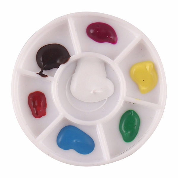 PandaHall Mini Plastic Simulated Paint Palette, Doll Drawing Study Supplies, for Miniature Dollhouse Decoration, Flat Round, Colorful..., White
PandaHall Mini Plastic Simulated Paint Palette, Doll Drawing Study Supplies, for Miniature Dollhouse Decoration, Flat Round, Colorful..., White