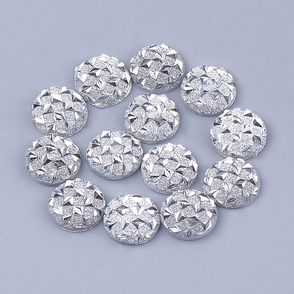 PandaHall Resin Cabochons, Half Round, Silver, 12x3~3.5mm Resin Half Round Silver
PandaHall Resin Cabochons, Half Round, Silver, 12x3~3.5mm Resin Half Round Silver