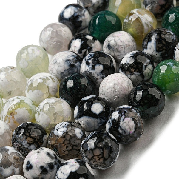 PandaHall Faceted Natural Fire Crackle Agate Beads Strands, Round, Dyed & Heated, Green, 12mm, Hole: 1.6mm, about 31pcs/strand, 14.76''...
PandaHall Faceted Natural Fire Crackle Agate Beads Strands, Round, Dyed & Heated, Green, 12mm, Hole: 1.6mm, about 31pcs/strand, 14.76''...