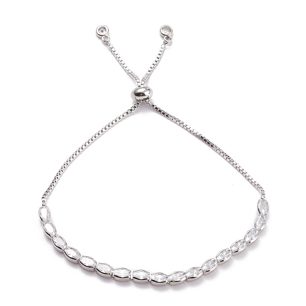 PandaHall Cubic Zirconia Oval Tennis Bracelet for Men Women Gift, Slider Bracelets with Brass Findings, Lead Free & Cadmium Free, Real..., Clear
PandaHall Cubic Zirconia Oval Tennis Bracelet for Men Women Gift, Slider Bracelets with Brass Findings, Lead Free & Cadmium Free, Real..., Clear