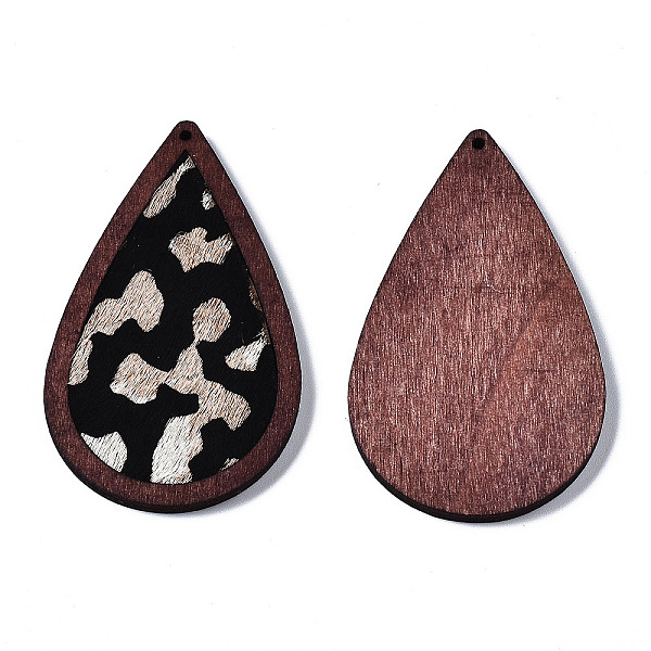 PandaHall Eco-Friendly Cowhide Leather Big Pendants, with Dyed Wood, Teardrop with Leopard Print, PapayaWhip, 60x36x4mm, Hole: 1.2mm Leather..., Orange
PandaHall Eco-Friendly Cowhide Leather Big Pendants, with Dyed Wood, Teardrop with Leopard Print, PapayaWhip, 60x36x4mm, Hole: 1.2mm Leather..., Orange