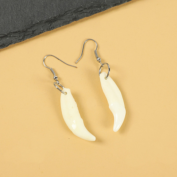 PandaHall Natural Gemstone Wolf Tooth Shape Dangle Earrings with Real Tibetan Mastiff Dog Tooth Natural Gemstone Others
PandaHall Natural Gemstone Wolf Tooth Shape Dangle Earrings with Real Tibetan Mastiff Dog Tooth Natural Gemstone Others