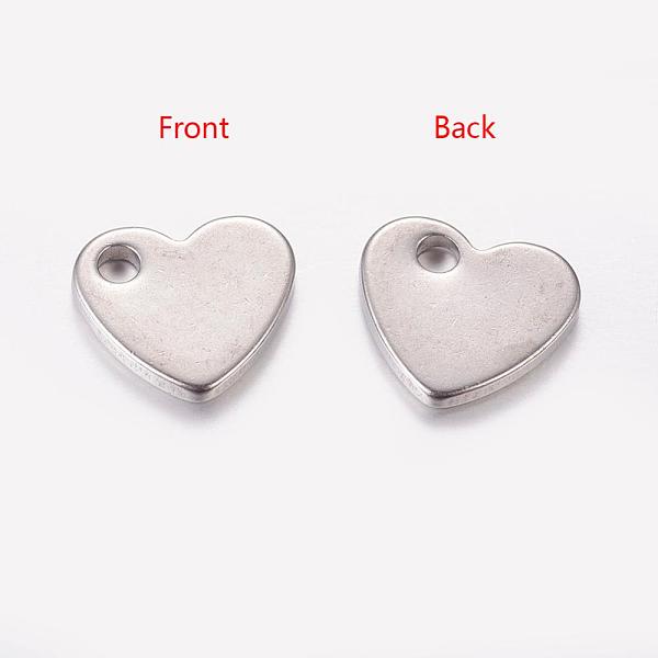 PandaHall 304 Stainless Steel Stamping Blank Tag Pendants, Heart Charms, Stainless Steel Color, 10x9x1.5mm, Hole: 1.8mm 304 Stainless Steel...
PandaHall 304 Stainless Steel Stamping Blank Tag Pendants, Heart Charms, Stainless Steel Color, 10x9x1.5mm, Hole: 1.8mm 304 Stainless Steel...