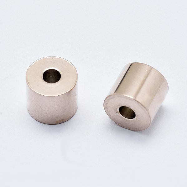 PandaHall Eco-Friendly 316 Surgical Stainless Steel Drilled Beads, Long-Lasting Plated, Column, Real Rose Gold Plated, 7x6mm, Hole: 2mm 316...
PandaHall Eco-Friendly 316 Surgical Stainless Steel Drilled Beads, Long-Lasting Plated, Column, Real Rose Gold Plated, 7x6mm, Hole: 2mm 316...