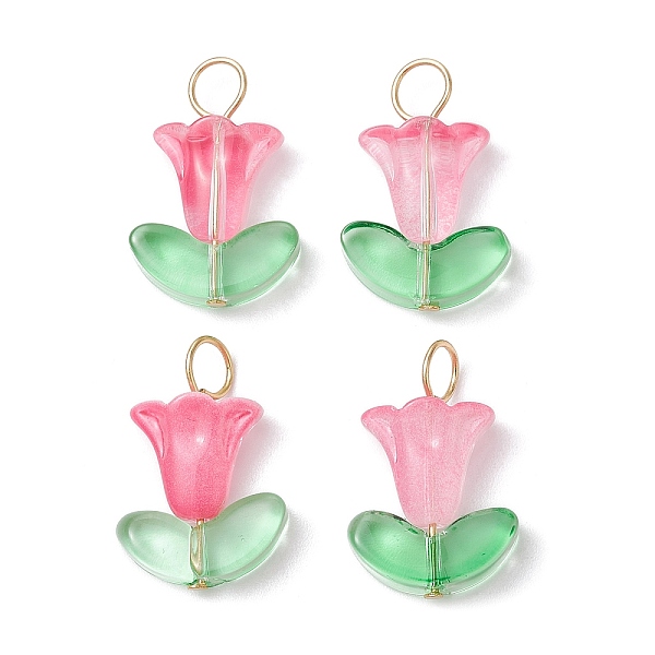 PandaHall Glass Pendants, with Golden Iron Loops, Flower of Life Charms, Pink, 21~22x14x6mm, Hole: 3.8~4mm Glass Flower of Life Pink
PandaHall Glass Pendants, with Golden Iron Loops, Flower of Life Charms, Pink, 21~22x14x6mm, Hole: 3.8~4mm Glass Flower of Life Pink