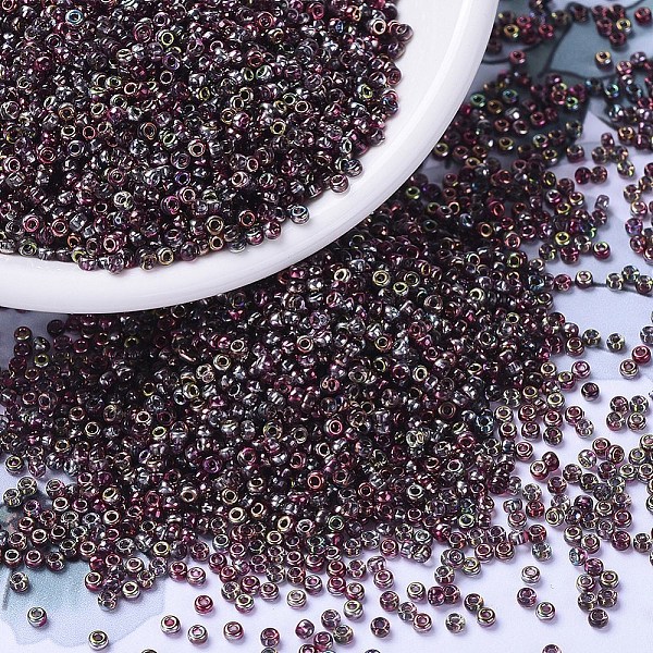 PandaHall MIYUKI Round Rocailles Beads, Japanese Seed Beads, 11/0, (RR4573) Magic Wine, 2x1.3mm, Hole: 0.8mm, about 5500pcs/50g Glass Purple
PandaHall MIYUKI Round Rocailles Beads, Japanese Seed Beads, 11/0, (RR4573) Magic Wine, 2x1.3mm, Hole: 0.8mm, about 5500pcs/50g Glass Purple