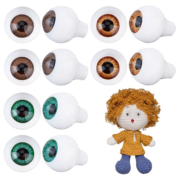 PandaHall AHADERMAKER 6 Pairs 3 Colors Teardrop Shaped Acrylic Doll Craft Eyes, for Bjd Doll Safety Animal Eyes Making, Mixed Color, 10x8mm..., Multicolor
PandaHall AHADERMAKER 6 Pairs 3 Colors Teardrop Shaped Acrylic Doll Craft Eyes, for Bjd Doll Safety Animal Eyes Making, Mixed Color, 10x8mm..., Multicolor