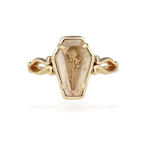 PandaHall Resin Coffin with Rose Open Cuff Ring, Alloy Jewelry for Women, Golden, US Size 8(18.1mm) Alloy+Resin
PandaHall Resin Coffin with Rose Open Cuff Ring, Alloy Jewelry for Women, Golden, US Size 8(18.1mm) Alloy+Resin