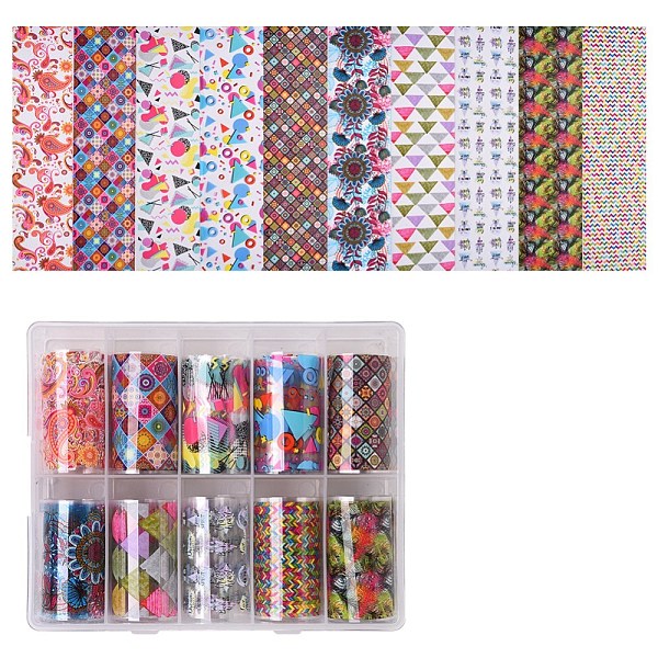 PandaHall Nail Art Transfer Stickers, Nail Decals, DIY Nail Tips Decoration for Women, Mixed Color, 40mm, anout 1m/roll, 10rolls/box Plastic..., Multicolor
PandaHall Nail Art Transfer Stickers, Nail Decals, DIY Nail Tips Decoration for Women, Mixed Color, 40mm, anout 1m/roll, 10rolls/box Plastic..., Multicolor