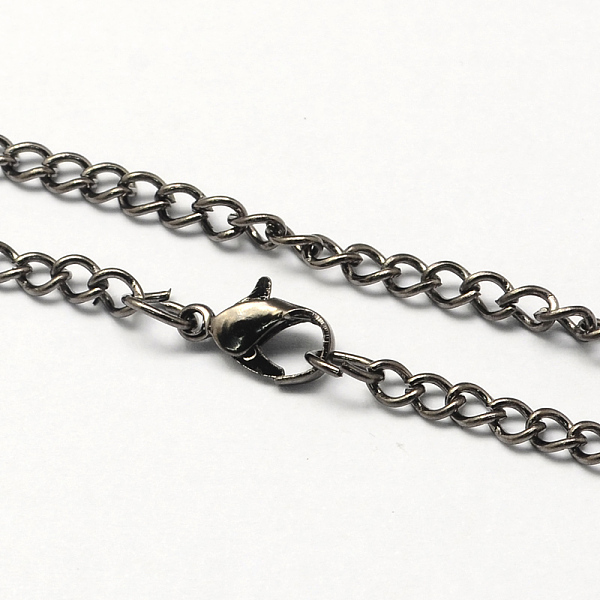PandaHall Vintage Iron Twisted Chain Necklace Making for Pocket Watches Design, with Lobster Clasps, Gunmetal, 31.5 inch, Link...
PandaHall Vintage Iron Twisted Chain Necklace Making for Pocket Watches Design, with Lobster Clasps, Gunmetal, 31.5 inch, Link...