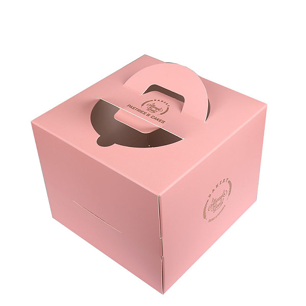 PandaHall Individual Kraft Paper Tall Cake Boxes, Bakery Single Cake Packing Box, Square with Clear Window and Handle Suitable for 10 Inch..., Pink
PandaHall Individual Kraft Paper Tall Cake Boxes, Bakery Single Cake Packing Box, Square with Clear Window and Handle Suitable for 10 Inch..., Pink
