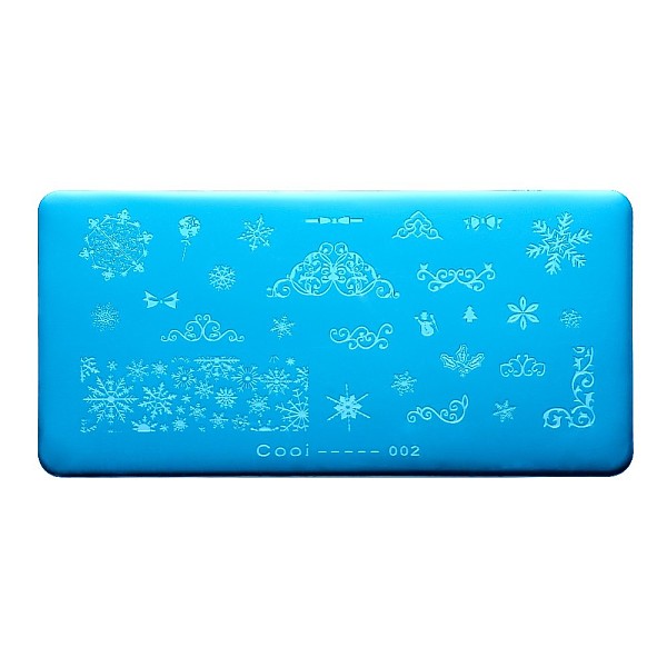 PandaHall Stainless Steel Nail Art Stamping Plates, Nail Image Flowers Lace Star Skull Easter Christmas Templates, for DIY Nail Manicuring...
PandaHall Stainless Steel Nail Art Stamping Plates, Nail Image Flowers Lace Star Skull Easter Christmas Templates, for DIY Nail Manicuring...