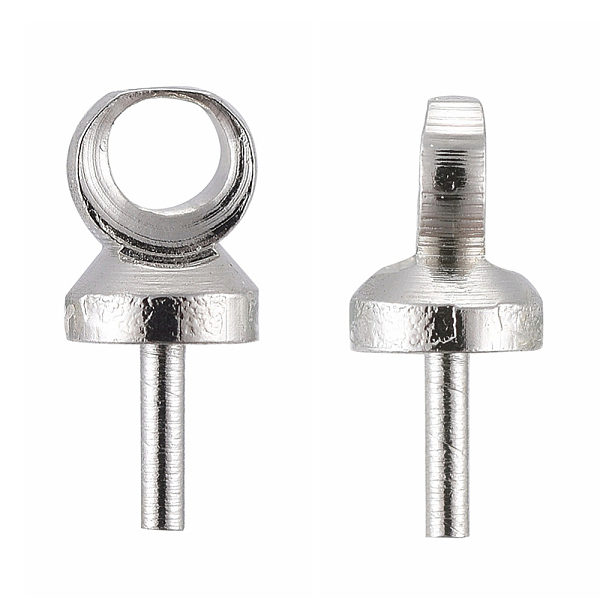 PandaHall Brass Cup Pearl Peg Bails Pin Pendants, For Half Drilled Beads, Platinum Color, about 2.5mm wide, 7mm long, hole: 1.5mm, pin...
PandaHall Brass Cup Pearl Peg Bails Pin Pendants, For Half Drilled Beads, Platinum Color, about 2.5mm wide, 7mm long, hole: 1.5mm, pin...