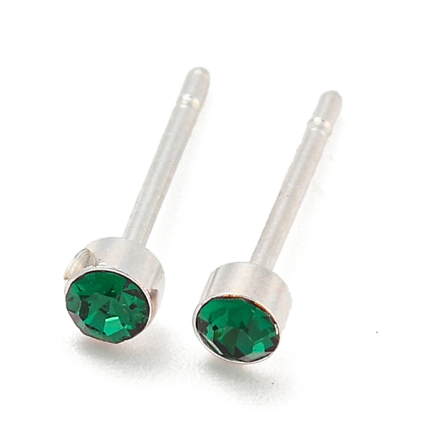 PandaHall Rack Plating Brass Micro Pave Cubic Zirconia Stud Earring, Cadmium Free & Lead Free, Long-Lasting Plated, Flat Round, Green, 3mm...
PandaHall Rack Plating Brass Micro Pave Cubic Zirconia Stud Earring, Cadmium Free & Lead Free, Long-Lasting Plated, Flat Round, Green, 3mm...