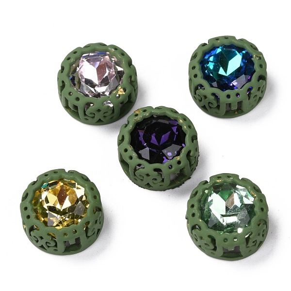PandaHall Sew on Rhinestone, Glass Rhinestone, with Brass Findings, Garments Accessories, Flat Round, Mixed Color, Teal, 12.5x6.5mm, Hole..., Cyan
PandaHall Sew on Rhinestone, Glass Rhinestone, with Brass Findings, Garments Accessories, Flat Round, Mixed Color, Teal, 12.5x6.5mm, Hole..., Cyan