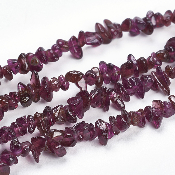 PandaHall Natural Garnet Beads Strands, Chips, 1~4x4~7mm, Hole: 0.5~1mm, about 34.25 inch(87cm) Garnet Chip
PandaHall Natural Garnet Beads Strands, Chips, 1~4x4~7mm, Hole: 0.5~1mm, about 34.25 inch(87cm) Garnet Chip