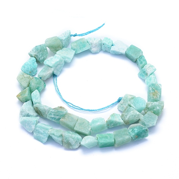 PandaHall Raw Rough Natural Amazonite Beads Strands, Nuggets, 6~12x6~10x5~8mm, Hole: 0.7mm, about 48pcs/strand, 15.75 inch(40cm) Amazonite...
PandaHall Raw Rough Natural Amazonite Beads Strands, Nuggets, 6~12x6~10x5~8mm, Hole: 0.7mm, about 48pcs/strand, 15.75 inch(40cm) Amazonite...