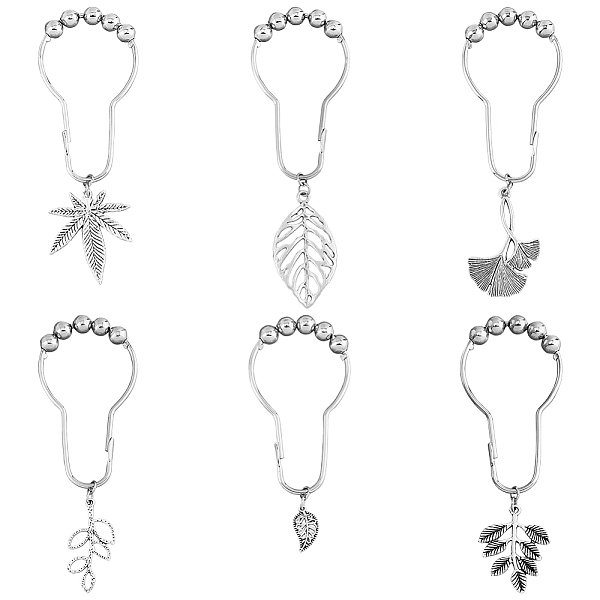 PandaHall SUPERFINDINGS 18Pcs 6 Styles Shower Curtain Rings Tibetan Style Curtain Hooks with Alloy Hollow Leaf Pendants Rust Proof Metal...
PandaHall SUPERFINDINGS 18Pcs 6 Styles Shower Curtain Rings Tibetan Style Curtain Hooks with Alloy Hollow Leaf Pendants Rust Proof Metal...