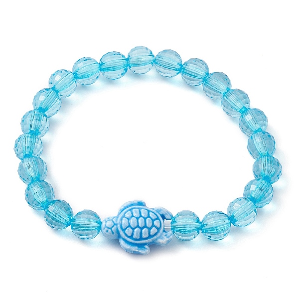 PandaHall Handmade Porcelain Turtle Stretch Bracelets, 7.5mm Faceted Round Transparent Acrylic Beaded Stretch Bracelets, Cyan, Inner...
PandaHall Handmade Porcelain Turtle Stretch Bracelets, 7.5mm Faceted Round Transparent Acrylic Beaded Stretch Bracelets, Cyan, Inner...