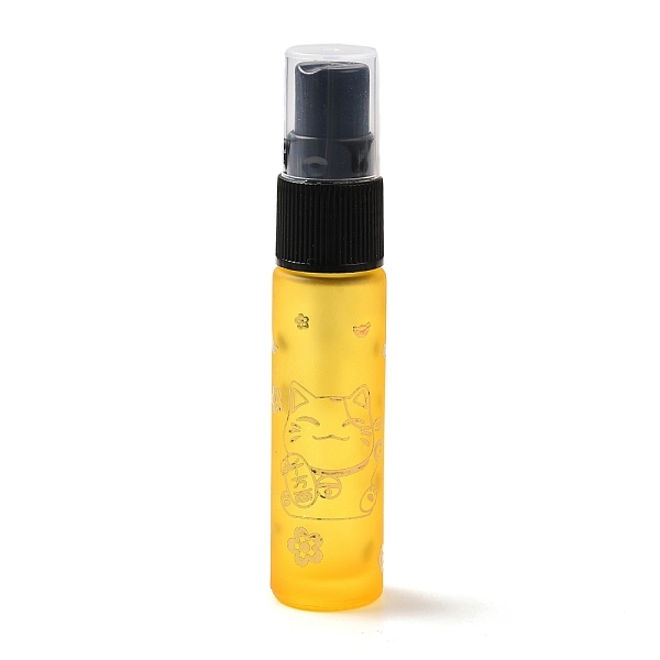 PandaHall Glass Spray Bottles, Fine Mist Atomizer, with Plastic Dust Cap & Refillable Bottle, with Fortune Cat Pattern & Chinese Character..., Gold
PandaHall Glass Spray Bottles, Fine Mist Atomizer, with Plastic Dust Cap & Refillable Bottle, with Fortune Cat Pattern & Chinese Character..., Gold