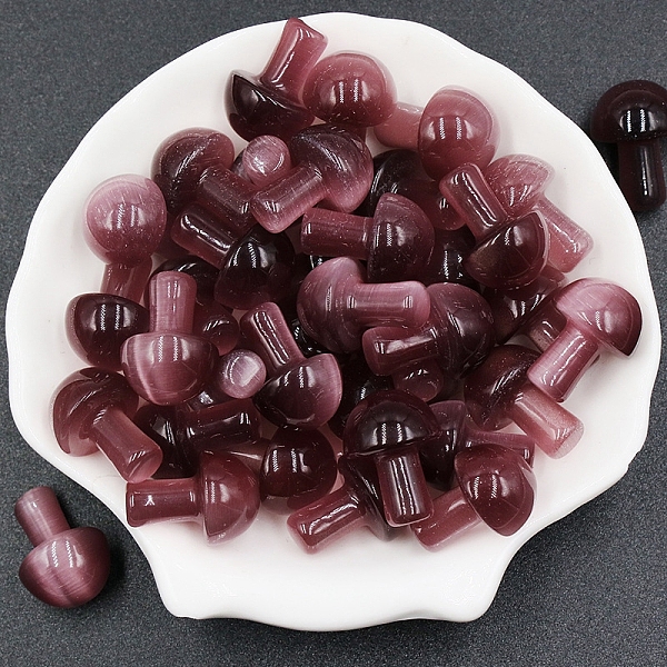 PandaHall Cat Eye Mushroom Figurines Statues for Home Office Desktop Decoration, Indian Red, 15x20mm Cat Eye Mushroom
PandaHall Cat Eye Mushroom Figurines Statues for Home Office Desktop Decoration, Indian Red, 15x20mm Cat Eye Mushroom