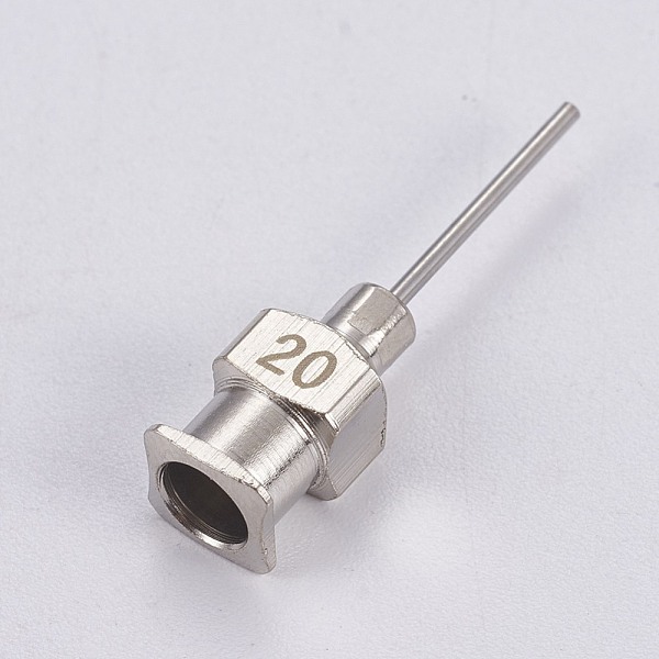 PandaHall Stainless Steel Fluid Precision Blunt Needle Dispense Tips, Stainless Steel Color, 25x6x5.5mm, Hole: 4mm, Pin: 0.8mm Stainless...
PandaHall Stainless Steel Fluid Precision Blunt Needle Dispense Tips, Stainless Steel Color, 25x6x5.5mm, Hole: 4mm, Pin: 0.8mm Stainless...