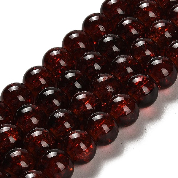 PandaHall Spray Painted Crackle Glass Beads Strands, Round, Saddle Brown, 10mm, Hole: 1.3~1.6mm, about 80pcs/strand, 31.4 inch Glass Round...
PandaHall Spray Painted Crackle Glass Beads Strands, Round, Saddle Brown, 10mm, Hole: 1.3~1.6mm, about 80pcs/strand, 31.4 inch Glass Round...
