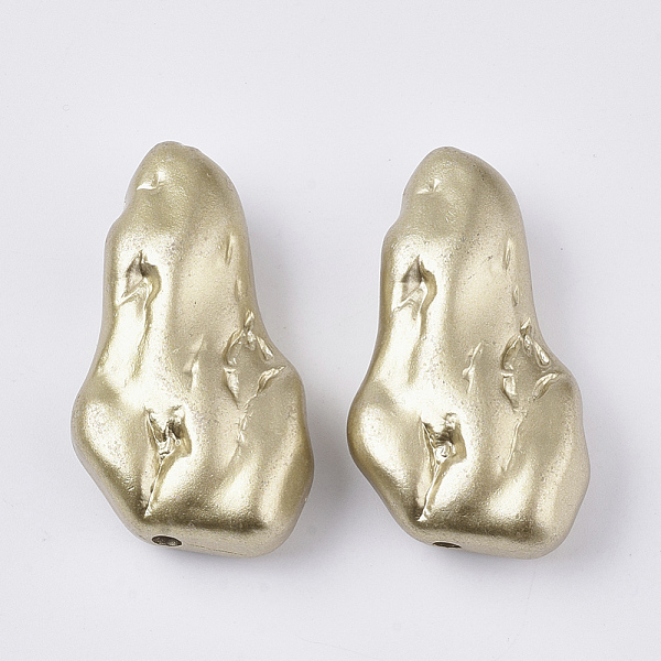 PandaHall Matte Style Spray Painted Acrylic Beads, Nuggets, Gold, 40.5x22x12mm, Hole: 2mm, about 87pcs/500g Acrylic Nuggets Gold
PandaHall Matte Style Spray Painted Acrylic Beads, Nuggets, Gold, 40.5x22x12mm, Hole: 2mm, about 87pcs/500g Acrylic Nuggets Gold