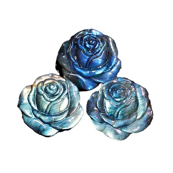 PandaHall Natural Labradorite Carved Healing Rose Figurines, Reiki Energy Stone Display Decorations, 38x35mm Labradorite Flower
PandaHall Natural Labradorite Carved Healing Rose Figurines, Reiki Energy Stone Display Decorations, 38x35mm Labradorite Flower