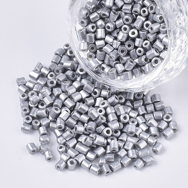 PandaHall 8/0 Two Cut Glass Seed Beads, Hexagon, Baking Paint, Silver, 2.5~3x2.5mm, Hole: 0.9mm, about 15000pcs/bag Glass Silver
PandaHall 8/0 Two Cut Glass Seed Beads, Hexagon, Baking Paint, Silver, 2.5~3x2.5mm, Hole: 0.9mm, about 15000pcs/bag Glass Silver