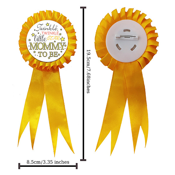 PandaHall Ribbon Brooches, with Iron Findings, Star Pattern, 195mm, 2pcs/set Iron Star
PandaHall Ribbon Brooches, with Iron Findings, Star Pattern, 195mm, 2pcs/set Iron Star
