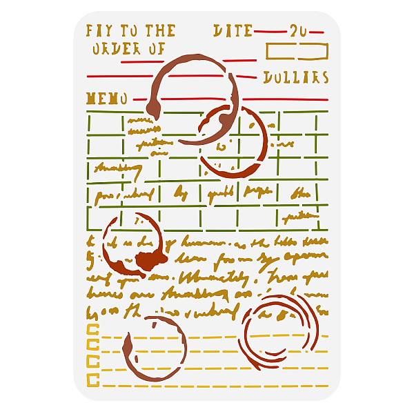 PandaHall Plastic Drawing Painting Stencils Templates, for Painting on Scrapbook Fabric Tiles Floor Furniture Wood, Rectangle, Diary Pattern...
PandaHall Plastic Drawing Painting Stencils Templates, for Painting on Scrapbook Fabric Tiles Floor Furniture Wood, Rectangle, Diary Pattern...