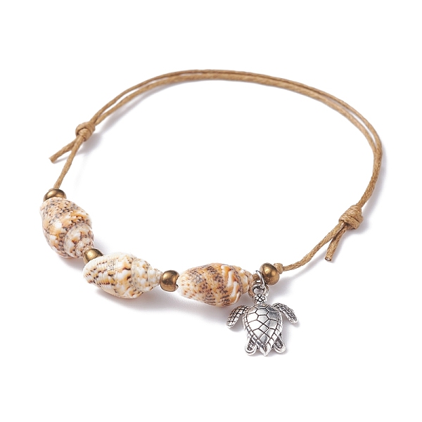 PandaHall Triple Spiral Shell Beaded Bracelet with Tortoise Charm, Adjustable Bracelet for Women, Antique Silver, Inner Diameter: 2-1/8 inch...
PandaHall Triple Spiral Shell Beaded Bracelet with Tortoise Charm, Adjustable Bracelet for Women, Antique Silver, Inner Diameter: 2-1/8 inch...
