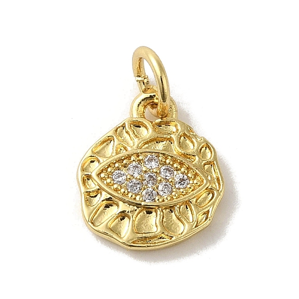 PandaHall Brass Micro Pave Cubic Zirconia Charms, Real 18K Gold Plated, Eye Charms, Clear, 11.5x10x1.5mm, Hole: 3mm Brass+Cubic Zirconia Eye...
PandaHall Brass Micro Pave Cubic Zirconia Charms, Real 18K Gold Plated, Eye Charms, Clear, 11.5x10x1.5mm, Hole: 3mm Brass+Cubic Zirconia Eye...