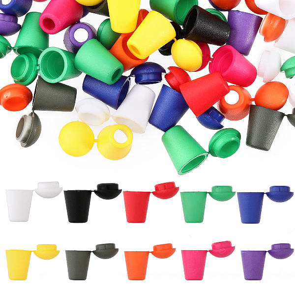 PandaHall CHGCRAFT 80Pcs 10 Colors Plastic Detachable Bell Stopper Cord Ends, with Locking Lid Cap, for Backpack Drawstrings Accessories..., Multicolor
PandaHall CHGCRAFT 80Pcs 10 Colors Plastic Detachable Bell Stopper Cord Ends, with Locking Lid Cap, for Backpack Drawstrings Accessories..., Multicolor