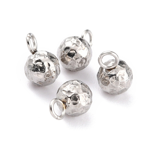 PandaHall 304 Stainless Steel Charms, Round, Textured, Stainless Steel Color, 7.8x5mm, Hole: 1.8mm 304 Stainless Steel Round
PandaHall 304 Stainless Steel Charms, Round, Textured, Stainless Steel Color, 7.8x5mm, Hole: 1.8mm 304 Stainless Steel Round