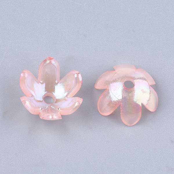 PandaHall Transparent Acrylic Bead Caps, AB Color, 6-Petal, Flower, Light Salmon, 14x13x6mm, Hole: 2mm, about 1575pcs/500g Acrylic Red
PandaHall Transparent Acrylic Bead Caps, AB Color, 6-Petal, Flower, Light Salmon, 14x13x6mm, Hole: 2mm, about 1575pcs/500g Acrylic Red