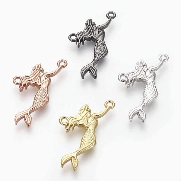 PandaHall Brass Pendants, Lead Free & Cadmium Free, Mermaid Shaped, Mixed Color, 17x20x2mm, Hole: 1.2mm Brass Fish Multicolor
PandaHall Brass Pendants, Lead Free & Cadmium Free, Mermaid Shaped, Mixed Color, 17x20x2mm, Hole: 1.2mm Brass Fish Multicolor