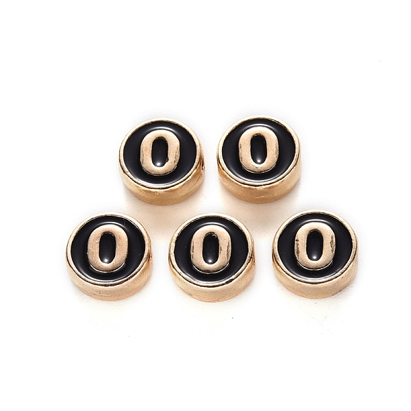 PandaHall Alloy Enamel Beads, Flat Round, Number, Cadmium Free & Lead Free, Light Gold, Black, 8x3.5mm, Hole: 1.5mm Alloy+Enamel Number...
PandaHall Alloy Enamel Beads, Flat Round, Number, Cadmium Free & Lead Free, Light Gold, Black, 8x3.5mm, Hole: 1.5mm Alloy+Enamel Number...
