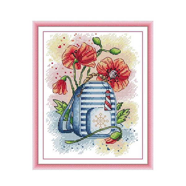 PandaHall Flower Pattern DIY Cross Stitch Beginner Kits, Stamped Cross Stitch Kit, Including 11CT Printed Cotton Fabric, Embroidery Thread &..., Multicolor
PandaHall Flower Pattern DIY Cross Stitch Beginner Kits, Stamped Cross Stitch Kit, Including 11CT Printed Cotton Fabric, Embroidery Thread &..., Multicolor