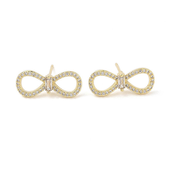 PandaHall Bowknot Brass Micro Pave Clear Cubic Zirconia Stud Earrings with Glass for Women, Real 18K Gold Plated, 19.5x8mm Cubic Zirconia...
PandaHall Bowknot Brass Micro Pave Clear Cubic Zirconia Stud Earrings with Glass for Women, Real 18K Gold Plated, 19.5x8mm Cubic Zirconia...