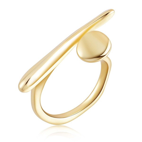 PandaHall 925 Sterling Silver Nail Wrap Open Cuff Ring for Women, Golden, US Size 6 1/2(16.9mm) Sterling Silver
PandaHall 925 Sterling Silver Nail Wrap Open Cuff Ring for Women, Golden, US Size 6 1/2(16.9mm) Sterling Silver